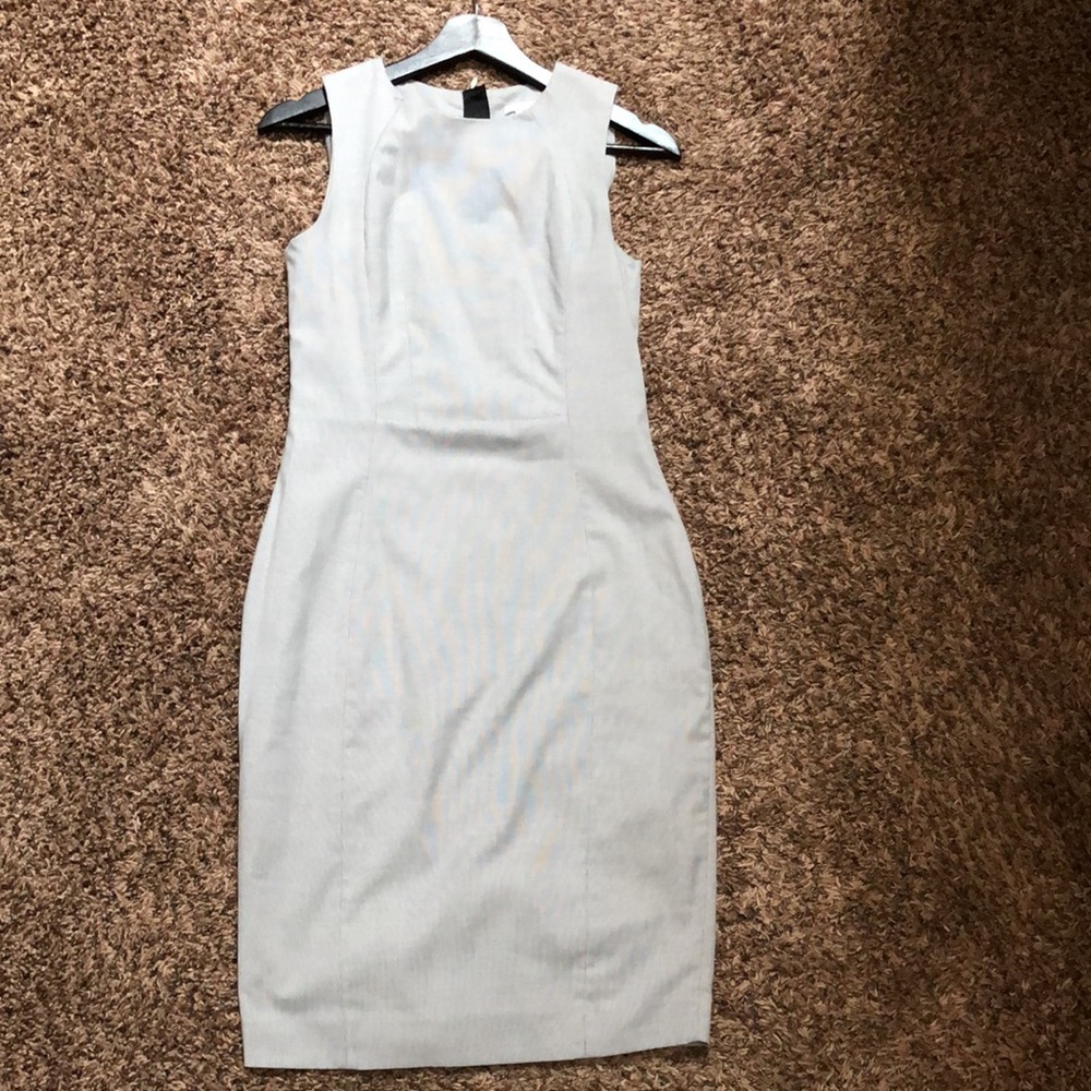 Light gray pencil dress size 8